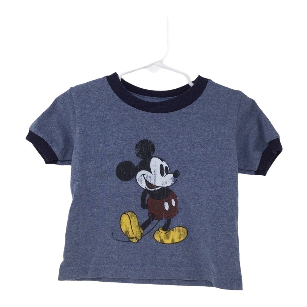 Disney Park Vintage Inspired‎ Blue Mickey Mouse Tee
